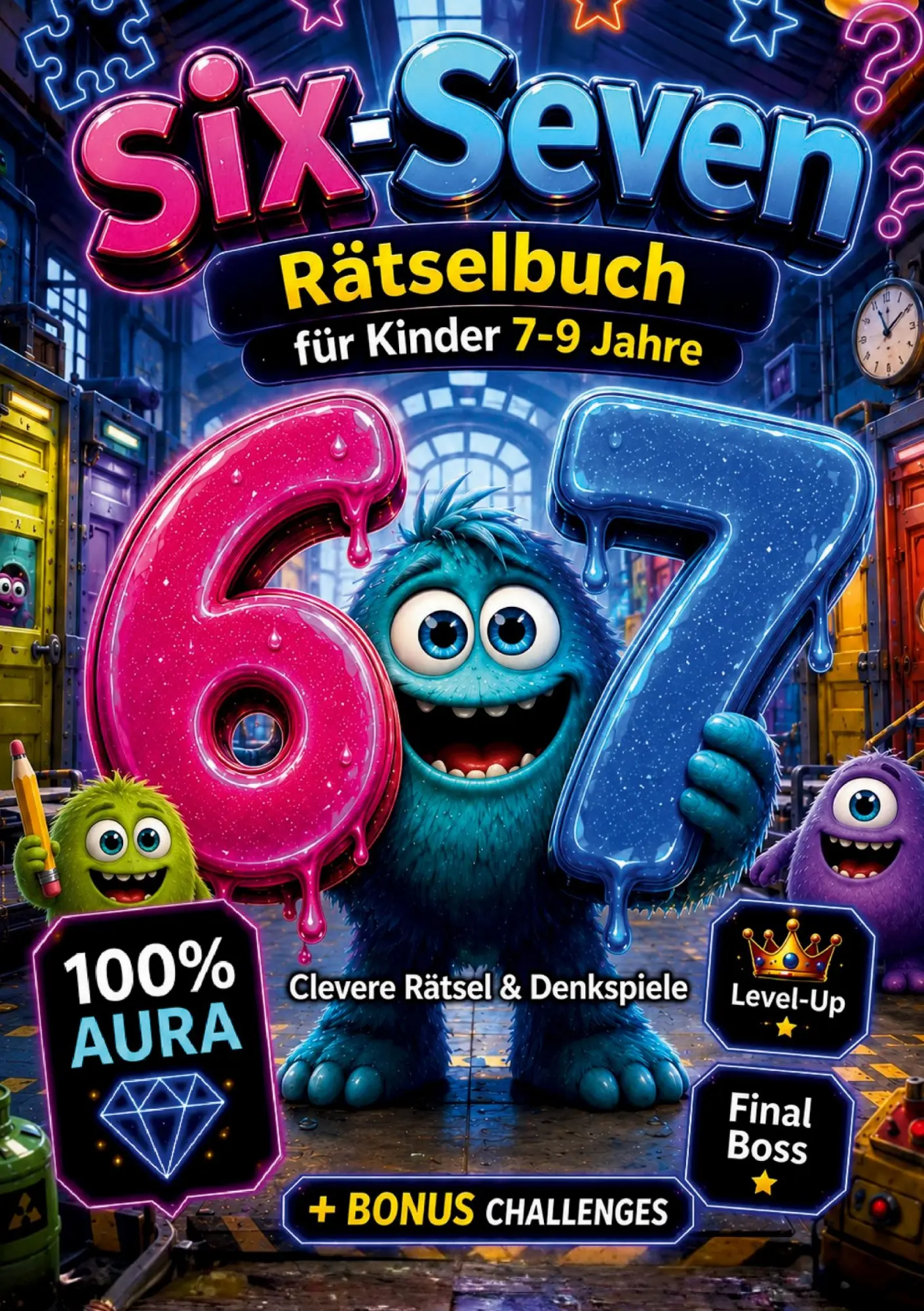 Cover: 9783692967851 | 67 Six-Seven Rätselbuch für Kinder (7-9): Clevere Rätsel &amp;...