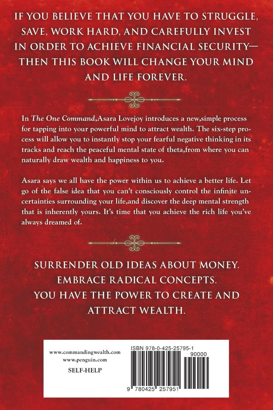 Rückseite: 9780425257951 | The One Command | Asara Lovejoy | Taschenbuch | Englisch | 2012