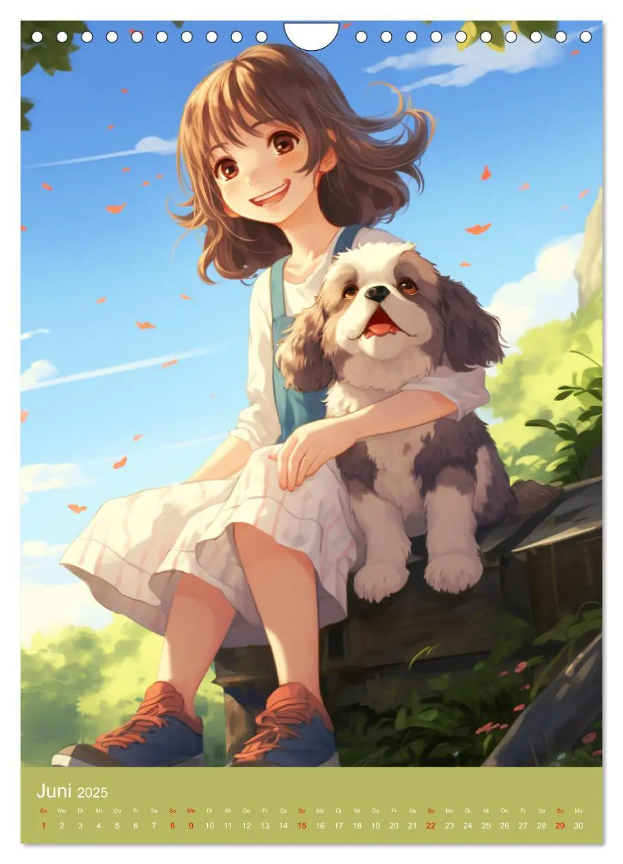 Bild: 9783435857951 | Ein Jahr voller Liebe. Manga-Mädchen und ihre treuen Gefährten...