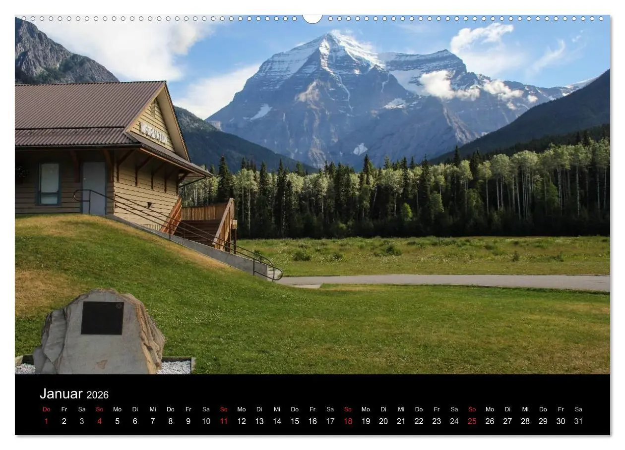 Bild: 9783516107951 | Kanadas Westen 2026 (Wandkalender 2026 DIN A2 quer), CALVENDO...