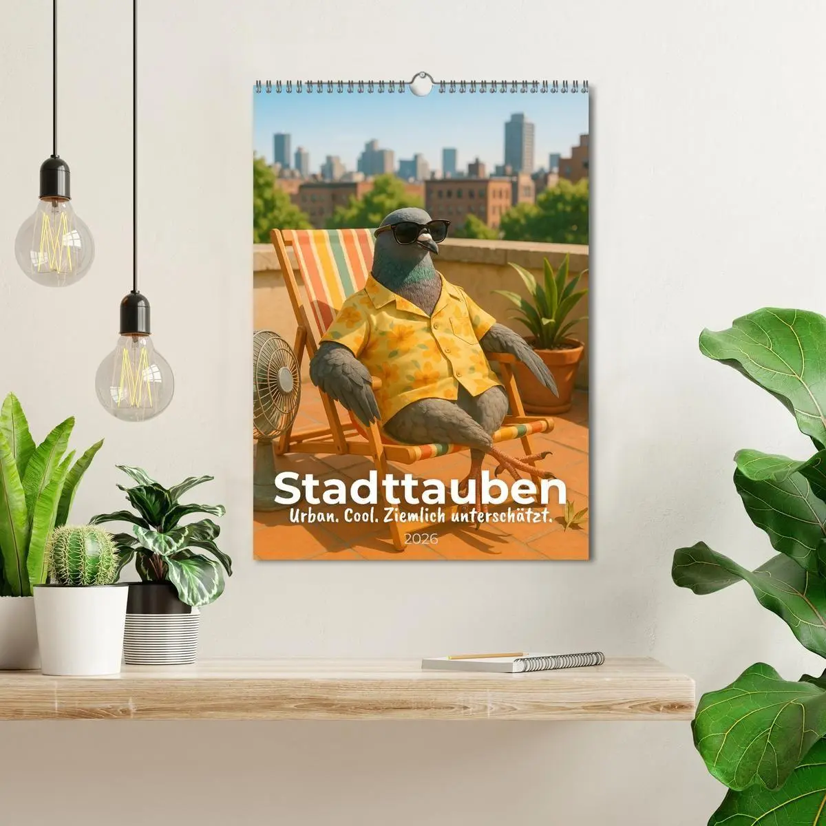 Bild: 9783516657951 | Stadttauben - Urban. Cool. Ziemlich unterschätzt. (Wandkalender...