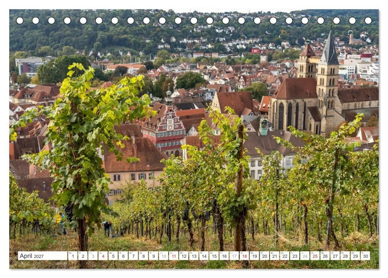 Bild: 9783516967951 | Deutschlands schönste Altstädte - Baden-Württemberg (Tischkalender...