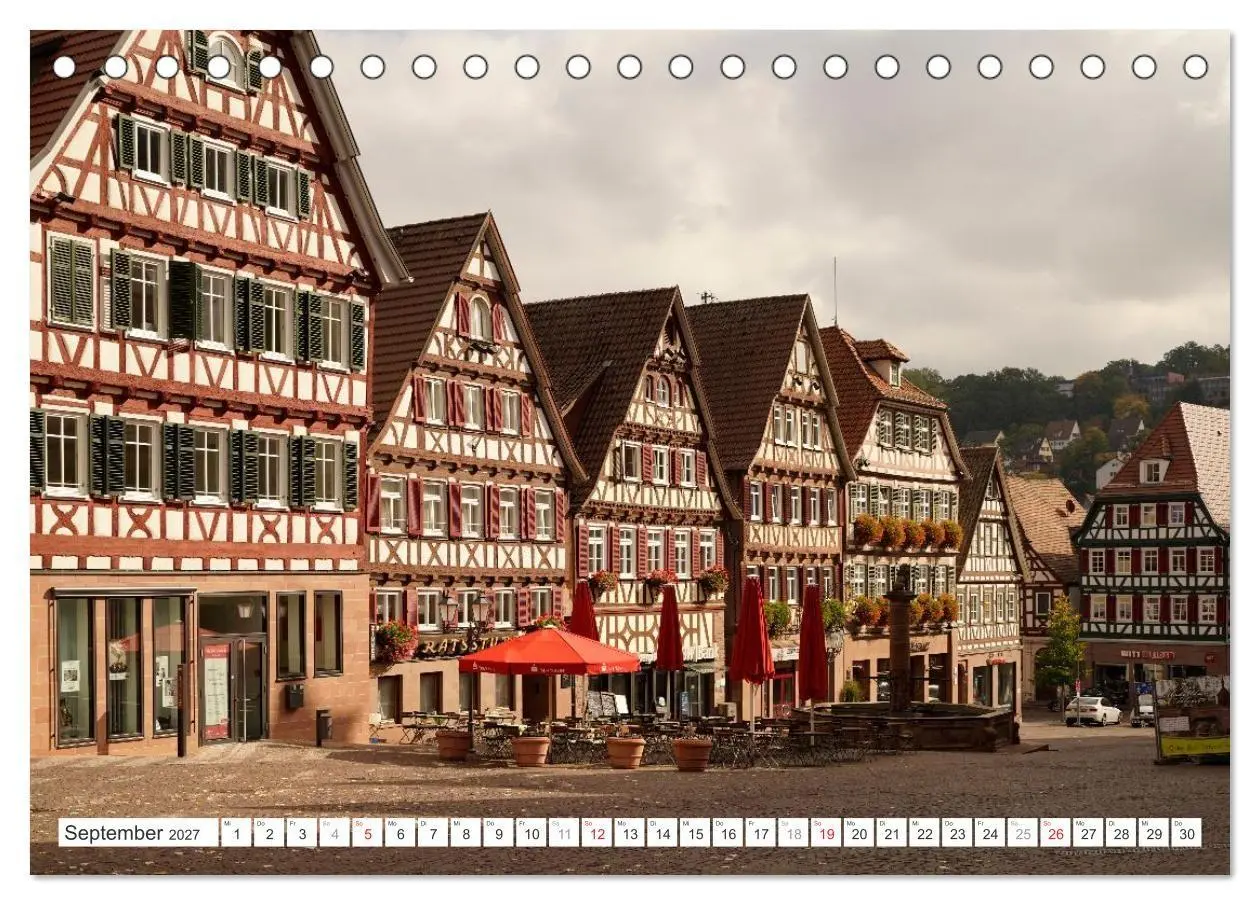 Bild: 9783516967951 | Deutschlands schönste Altstädte - Baden-Württemberg (Tischkalender...
