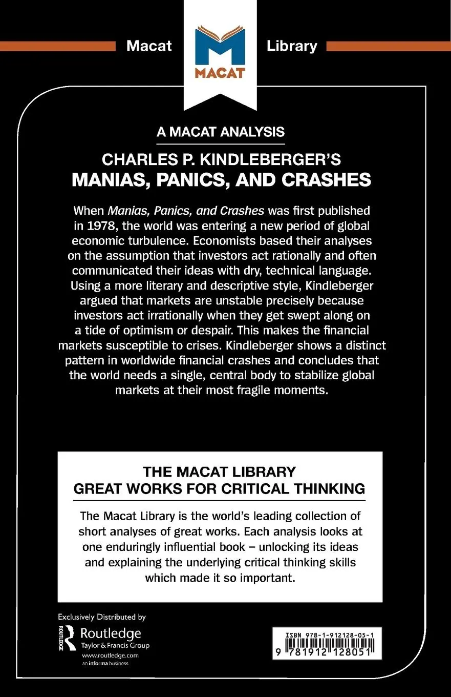 Rückseite: 9781912128051 | An Analysis of Charles P. Kindleberger's Manias, Panics, and Crashes