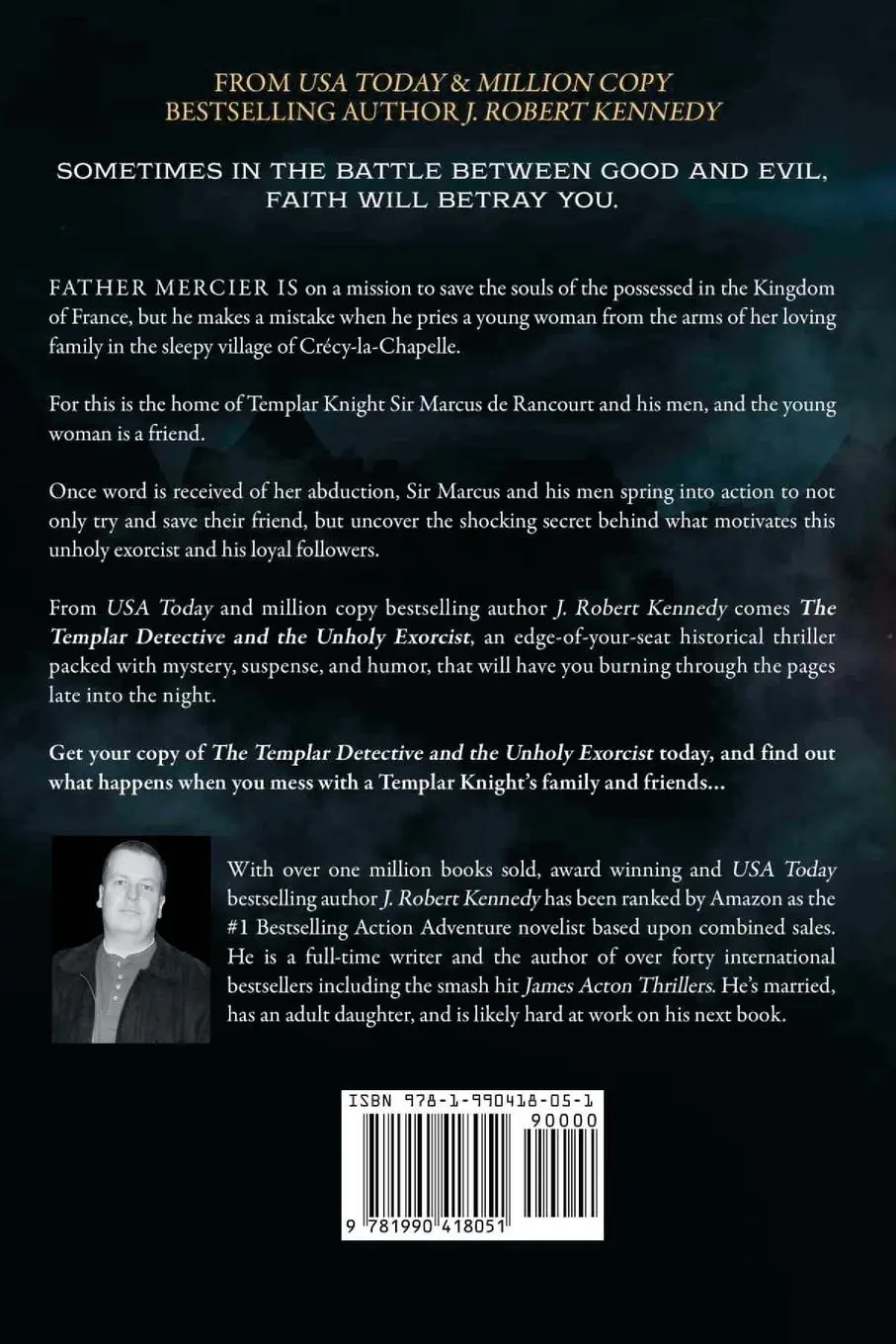 Rückseite: 9781990418051 | The Templar Detective and the Unholy Exorcist | J. Robert Kennedy