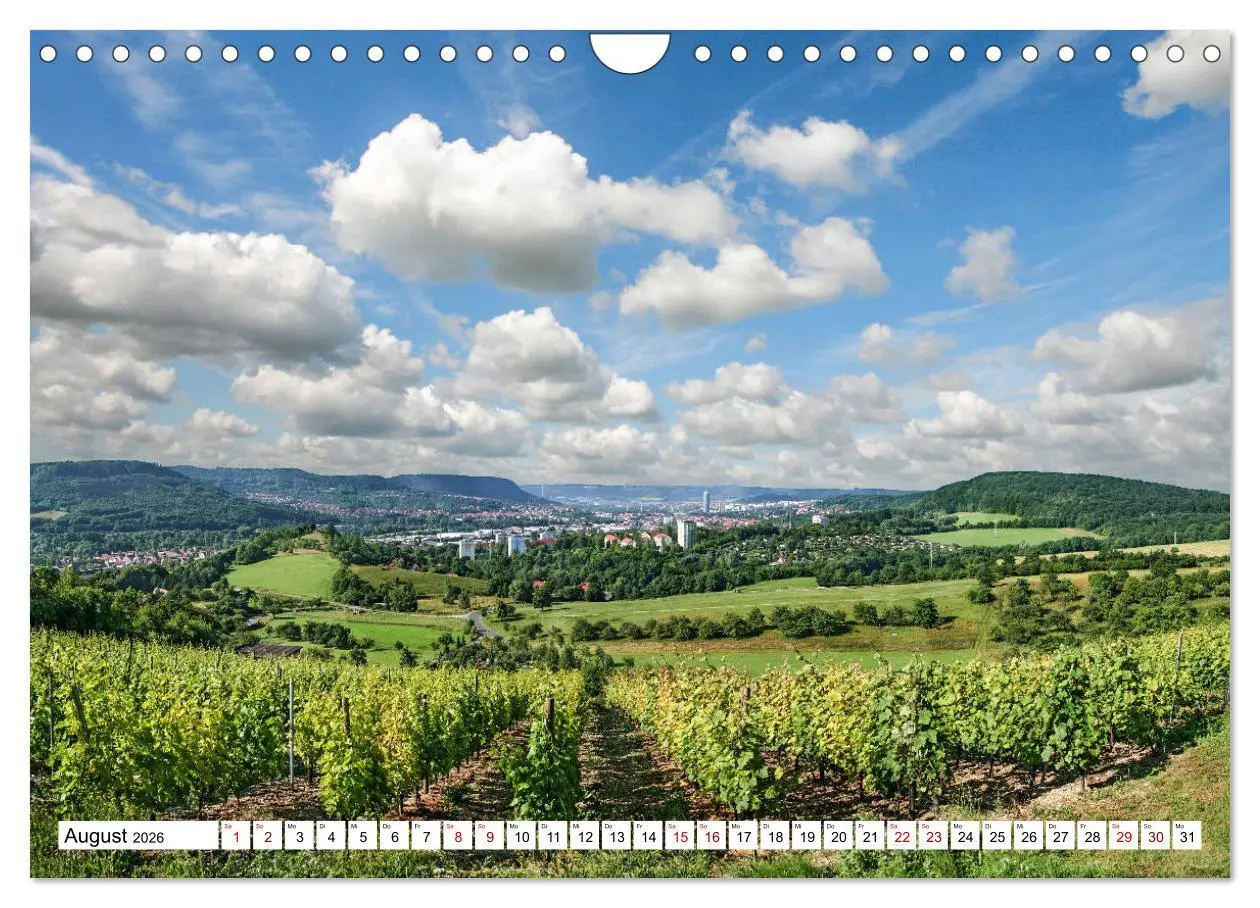 Bild: 9783457908051 | Weinberge um Jena (Wandkalender 2026 DIN A4 quer), CALVENDO...