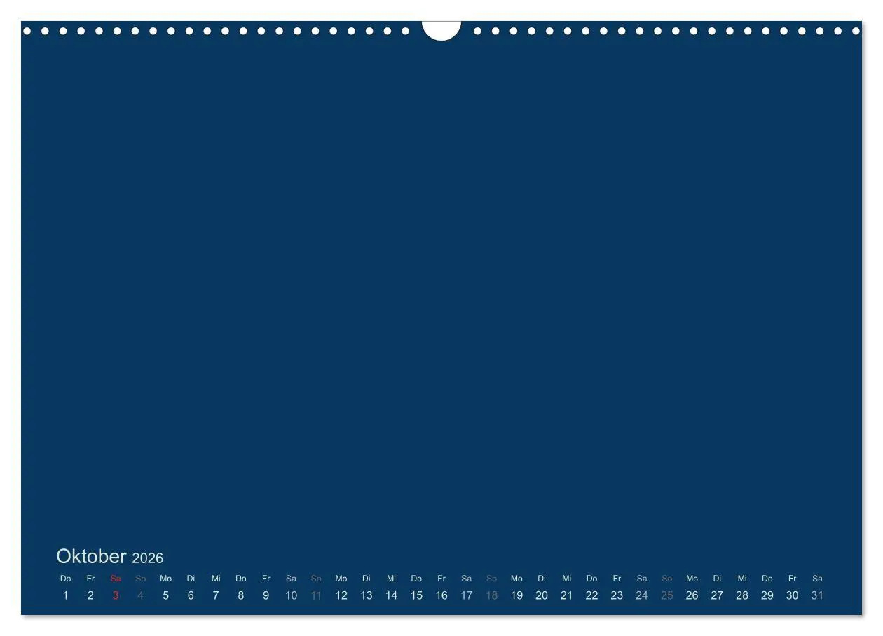 Bild: 9783516168051 | Bastelkalender - Dunkelblau (Wandkalender 2026 DIN A3 quer),...