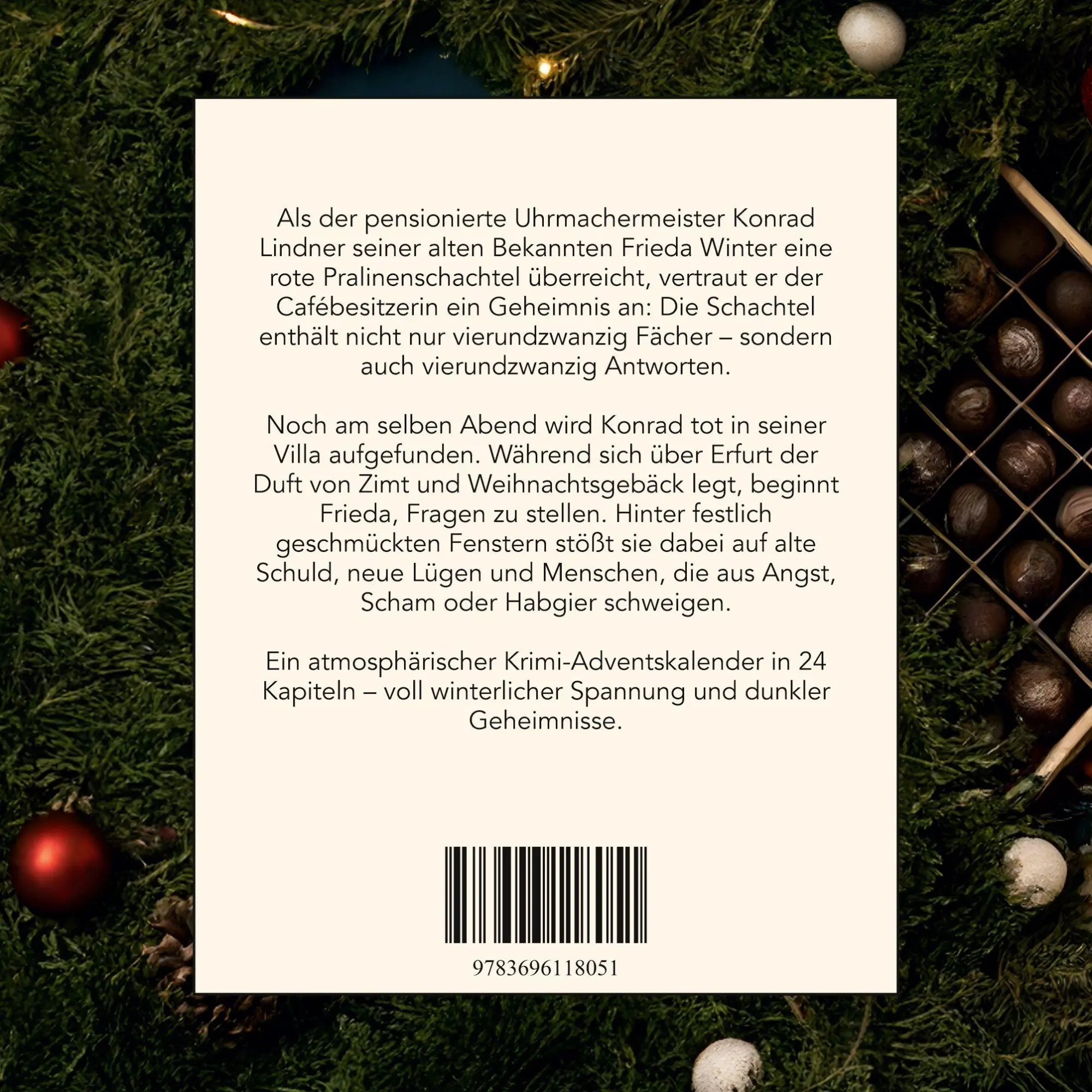 Rückseite: 9783696118051 | Mord in Erfurt | Der Krimi-Adventskalender in 24 Akten | Nele Huber