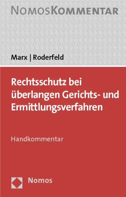 Cover: 9783832978051 | Rechtsschutz bei überlangen Gerichts- und Ermittlungsverfahren,...