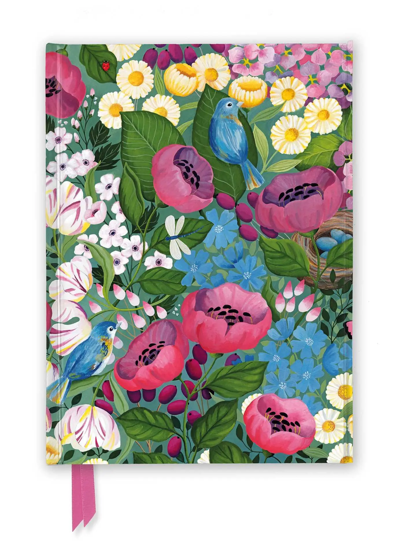 Cover: 9781839648151 | Bex Parkin: Birds &amp; Flowers (Foiled Journal) | Flame Tree Publishing