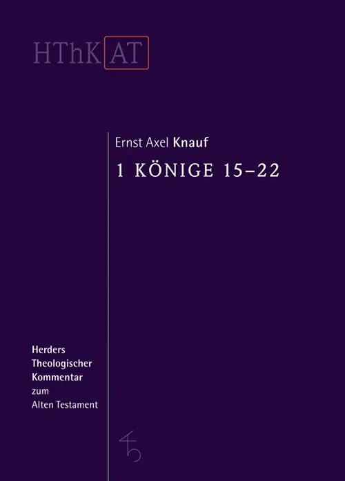 Cover: 9783451268151 | 1 Könige 15-22 | Ernst Axel Knauf | Buch | 536 S. | Deutsch | 2019