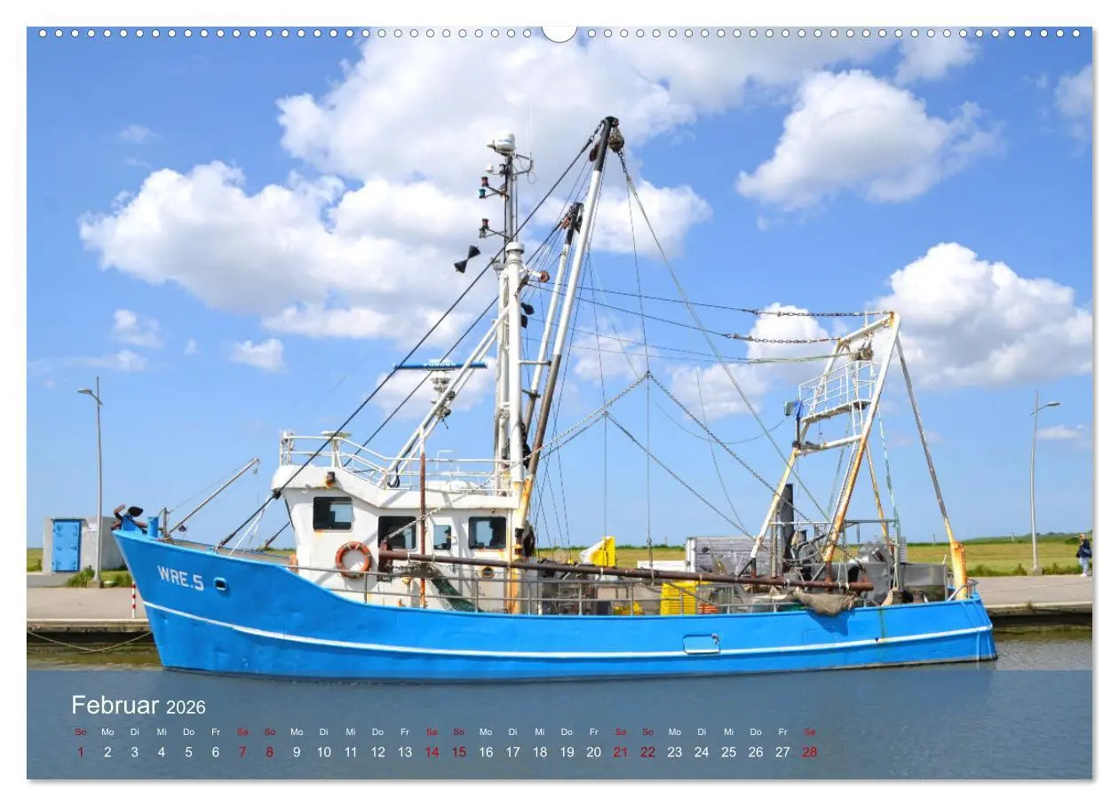 Bild: 9783457518151 | Nordsee-Krabbenkutter (hochwertiger Premium Wandkalender 2026 DIN...