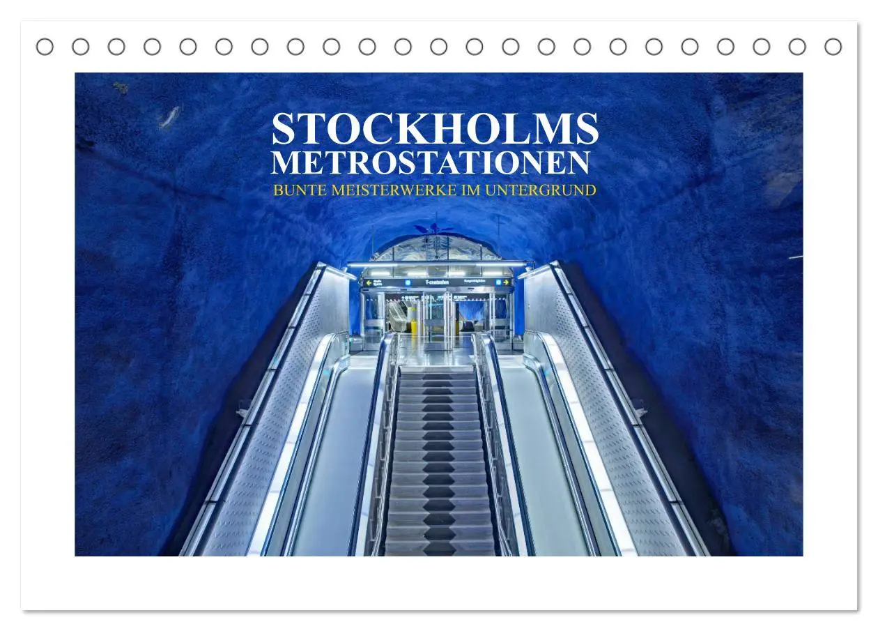 Cover: 9783457758151 | Stockholms Metrostationen - Bunte Meisterwerke im Untergrund...