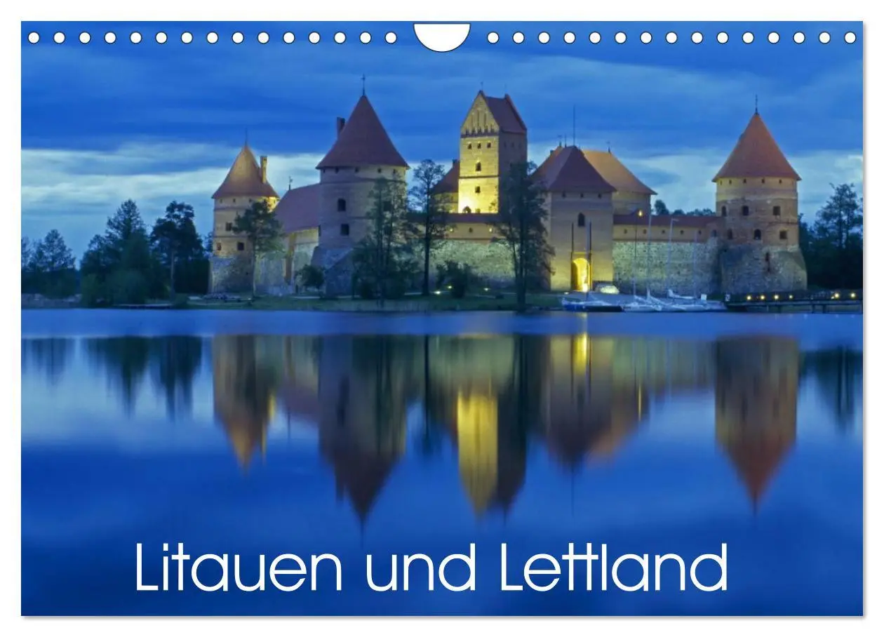 Cover: 9783516088151 | Litauen und Lettland (Wandkalender 2026 DIN A4 quer), CALVENDO...
