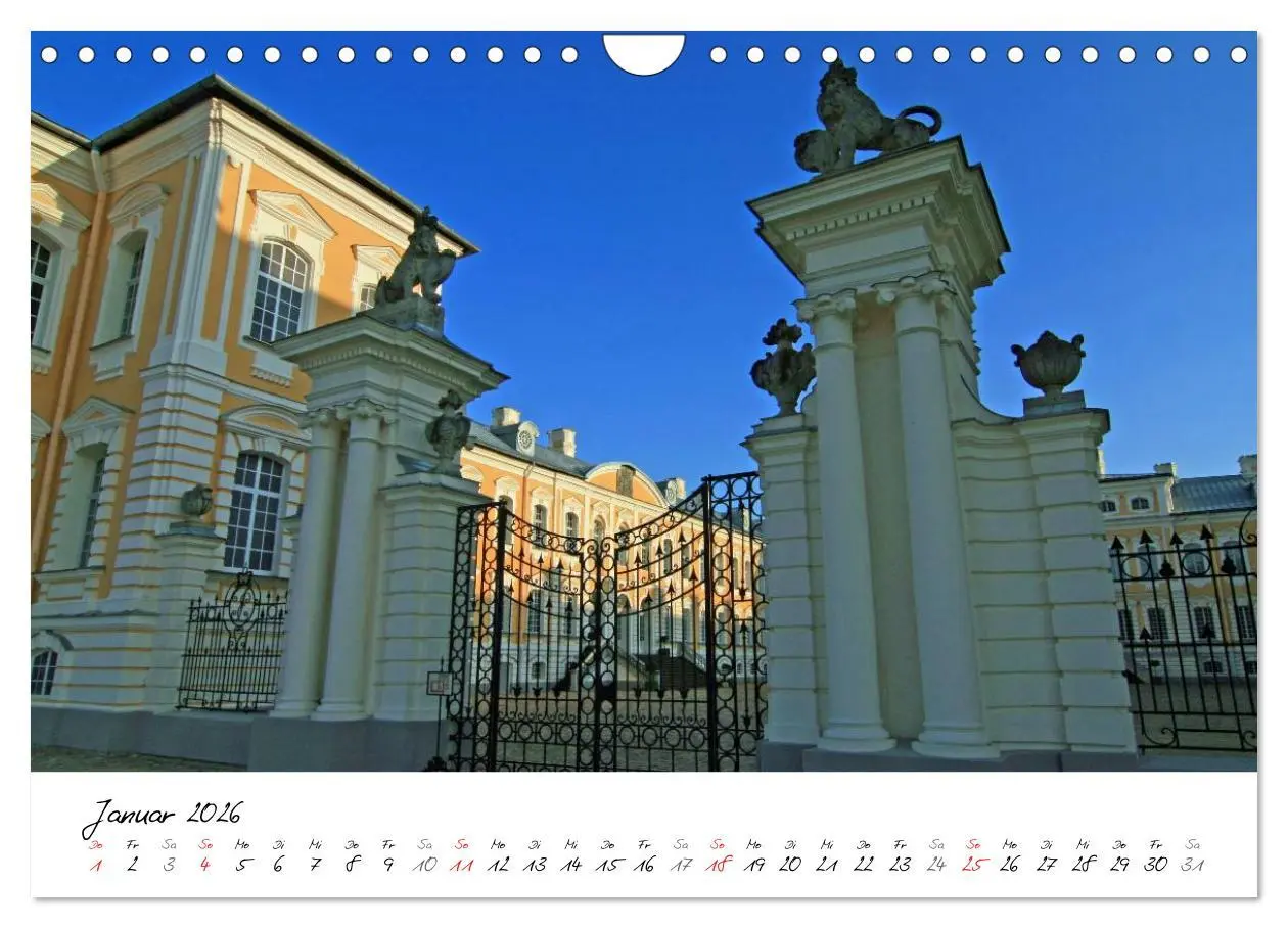 Bild: 9783516088151 | Litauen und Lettland (Wandkalender 2026 DIN A4 quer), CALVENDO...