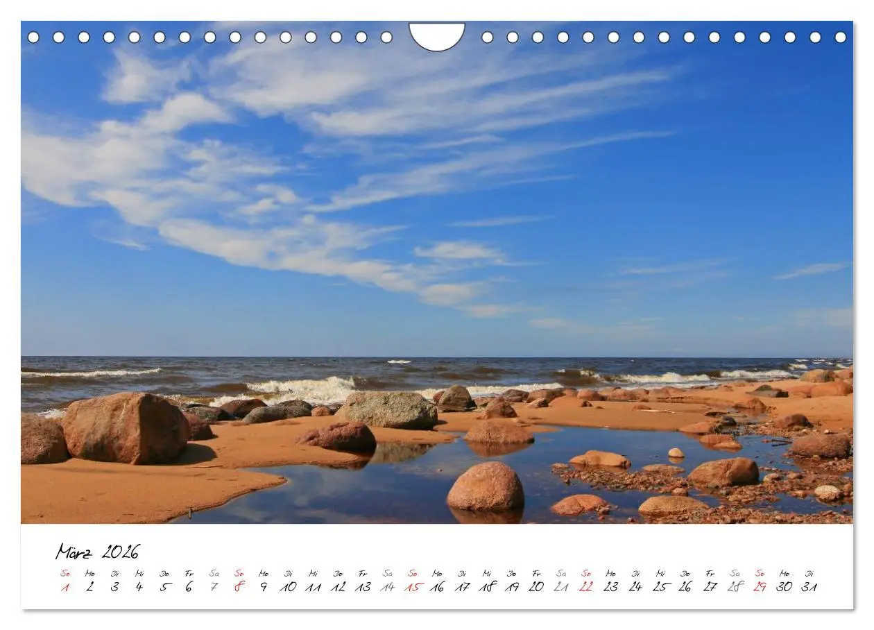 Bild: 9783516088151 | Litauen und Lettland (Wandkalender 2026 DIN A4 quer), CALVENDO...