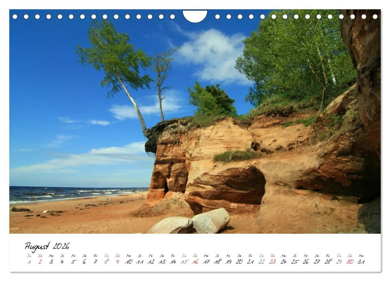 Bild: 9783516088151 | Litauen und Lettland (Wandkalender 2026 DIN A4 quer), CALVENDO...