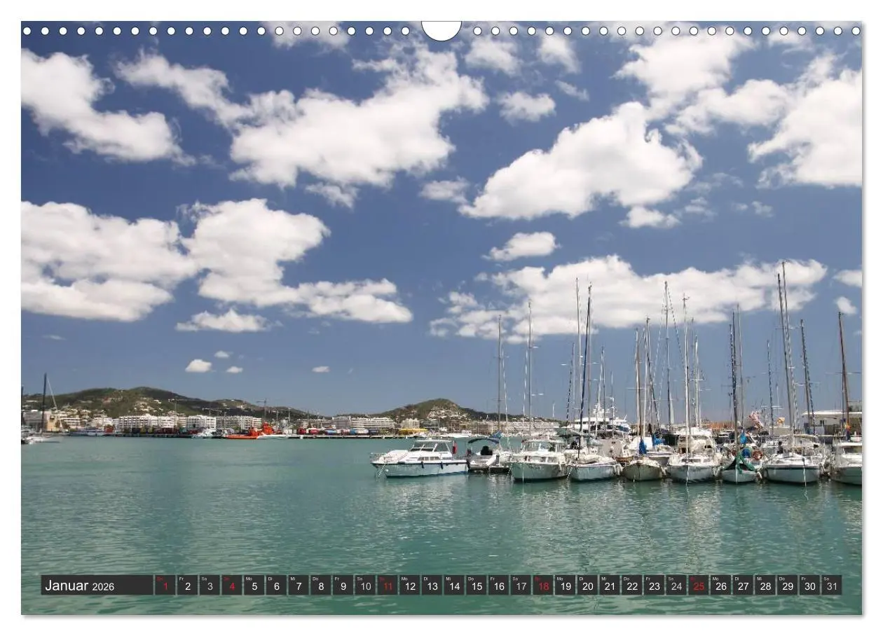 Bild: 9783516228151 | Ibiza - Balearen (Wandkalender 2026 DIN A3 quer), CALVENDO...