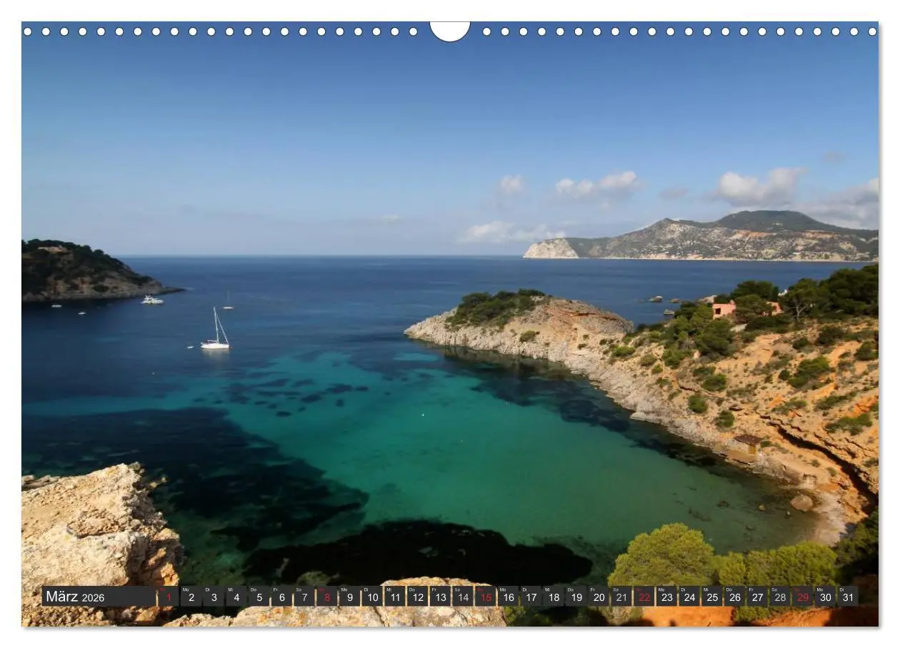 Bild: 9783516228151 | Ibiza - Balearen (Wandkalender 2026 DIN A3 quer), CALVENDO...