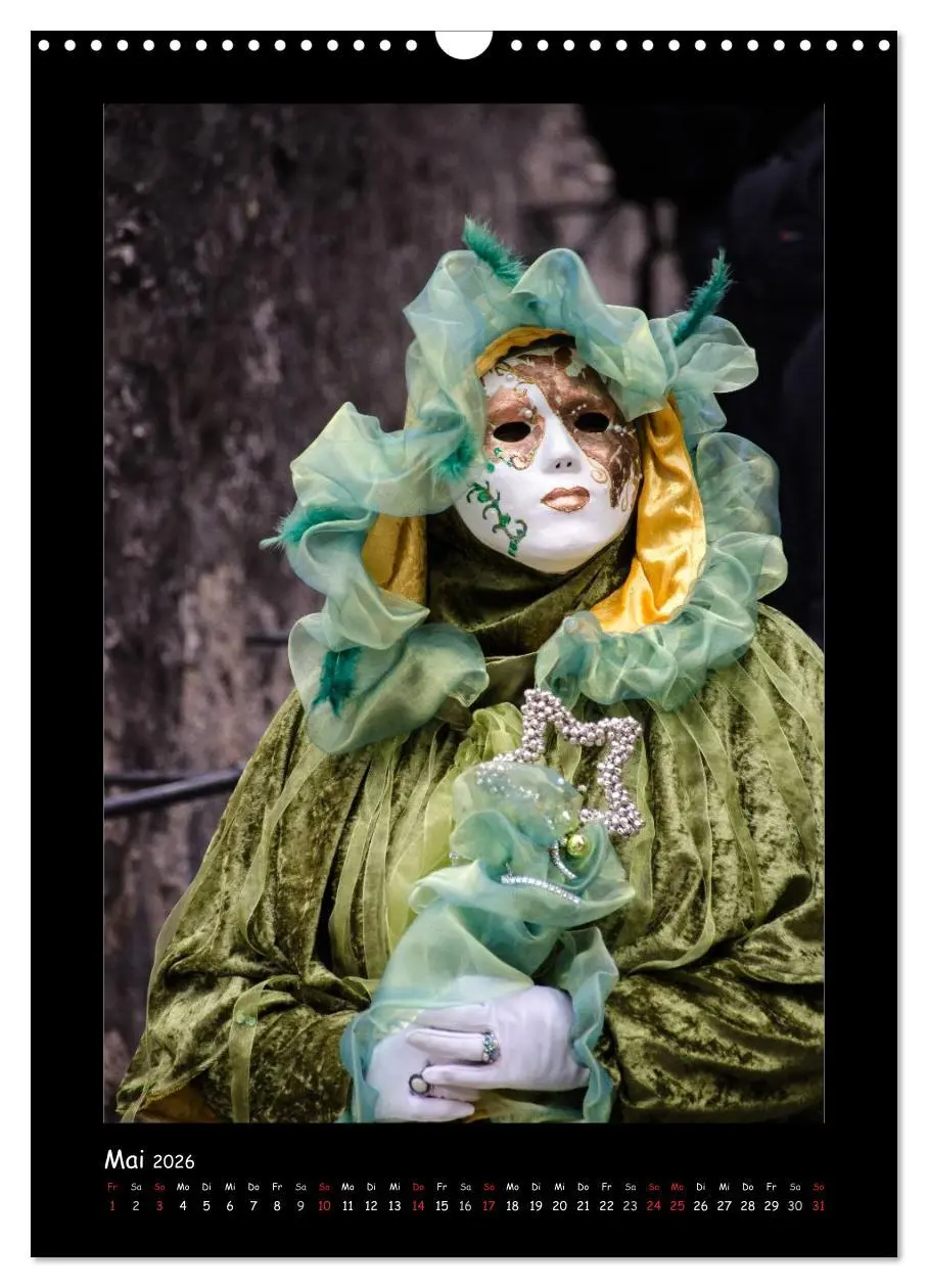 Bild: 9783516468151 | Venezianische Masken HALLia VENEZia Schwäbisch Hall (Wandkalender...
