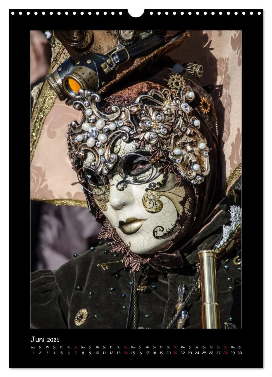 Bild: 9783516468151 | Venezianische Masken HALLia VENEZia Schwäbisch Hall (Wandkalender...