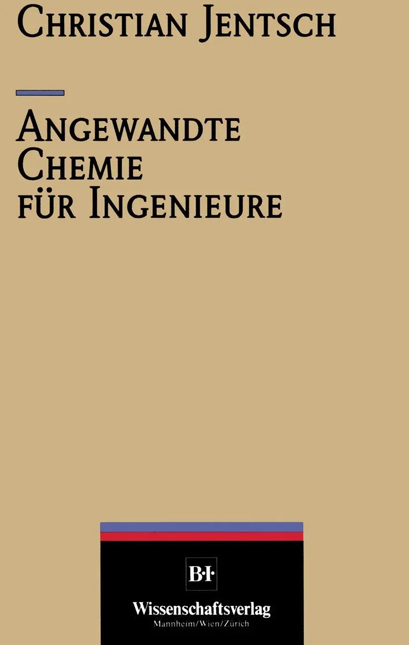Cover: 9783642958151 | Angewandte Chemie für Ingenieure | Christian Jentsch | Taschenbuch