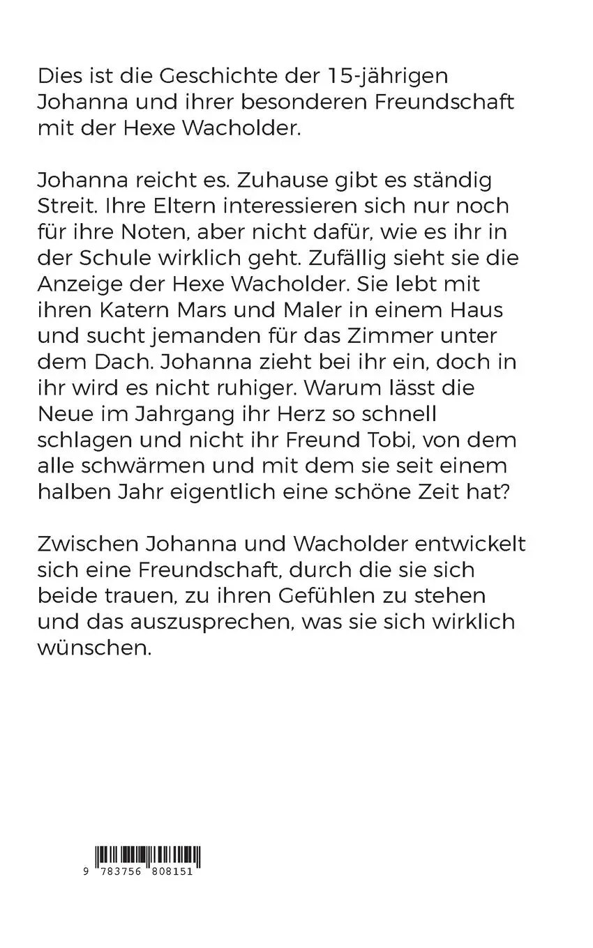 Rückseite: 9783756808151 | Johanna und die Hexe Wacholder | Ina Steg | Taschenbuch | Paperback