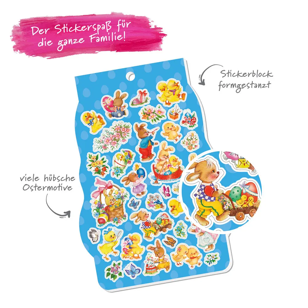 Bild: 4260619118251 | Trötsch Stickerblock Ostern | Trötsch Verlag GmbH &amp; Co.KG | Deutsch