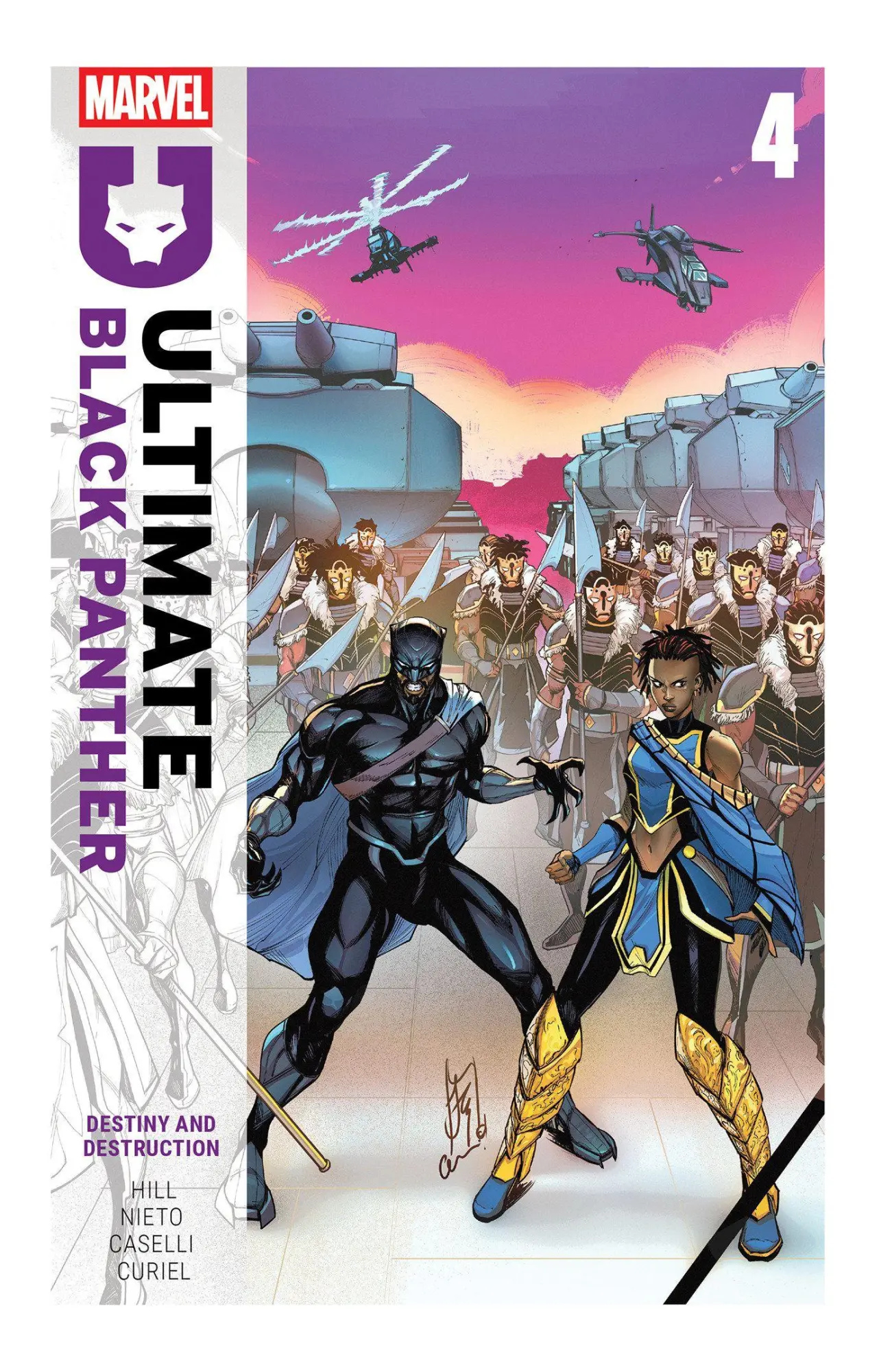 Cover: 9781302958251 | Ultimate Black Panther By Bryan Hill Vol. 4 | Destiny and Destruction