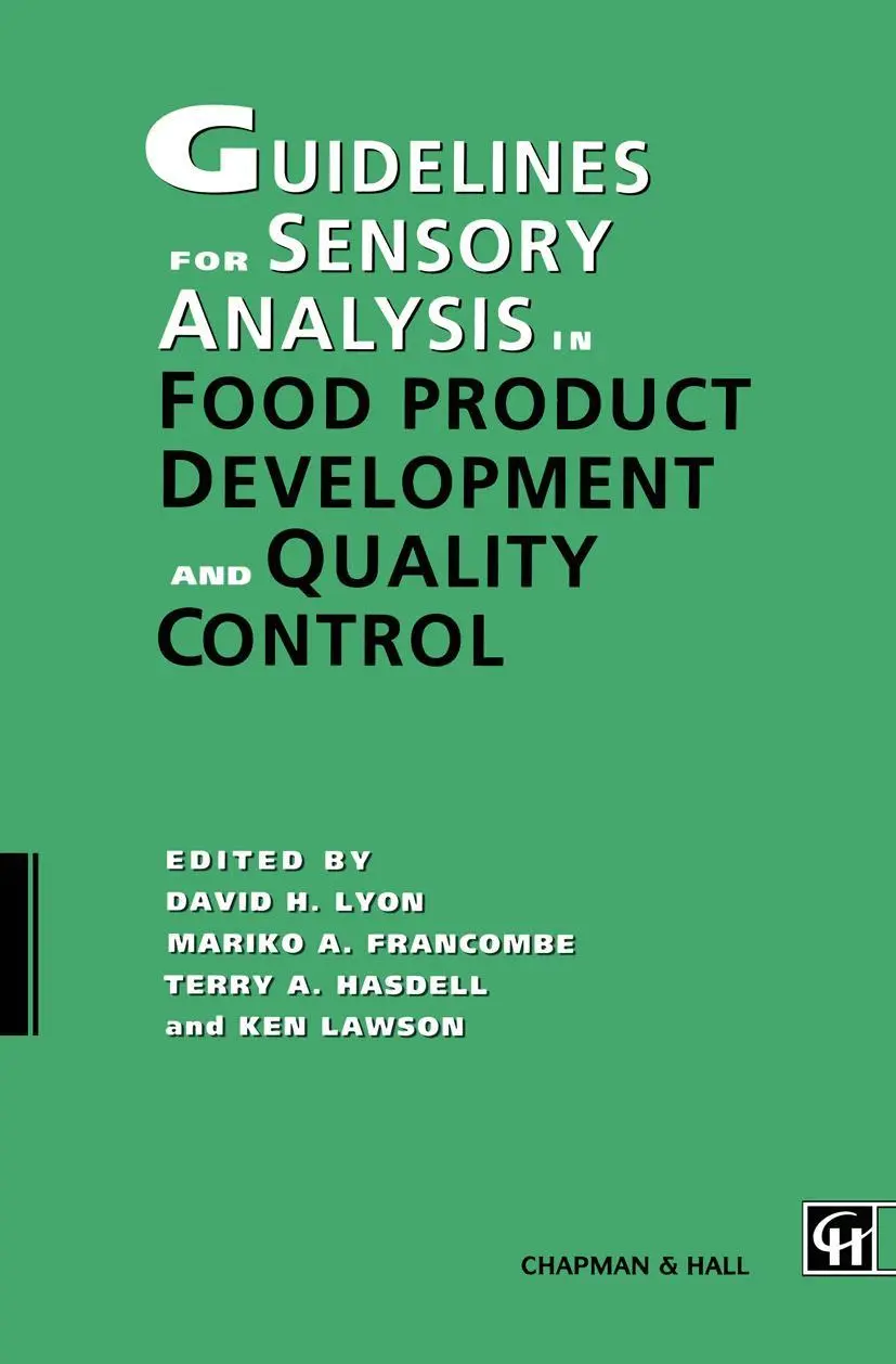 Cover: 9781461358251 | Guidelines for Sensory Analysis in Food Product Development and...