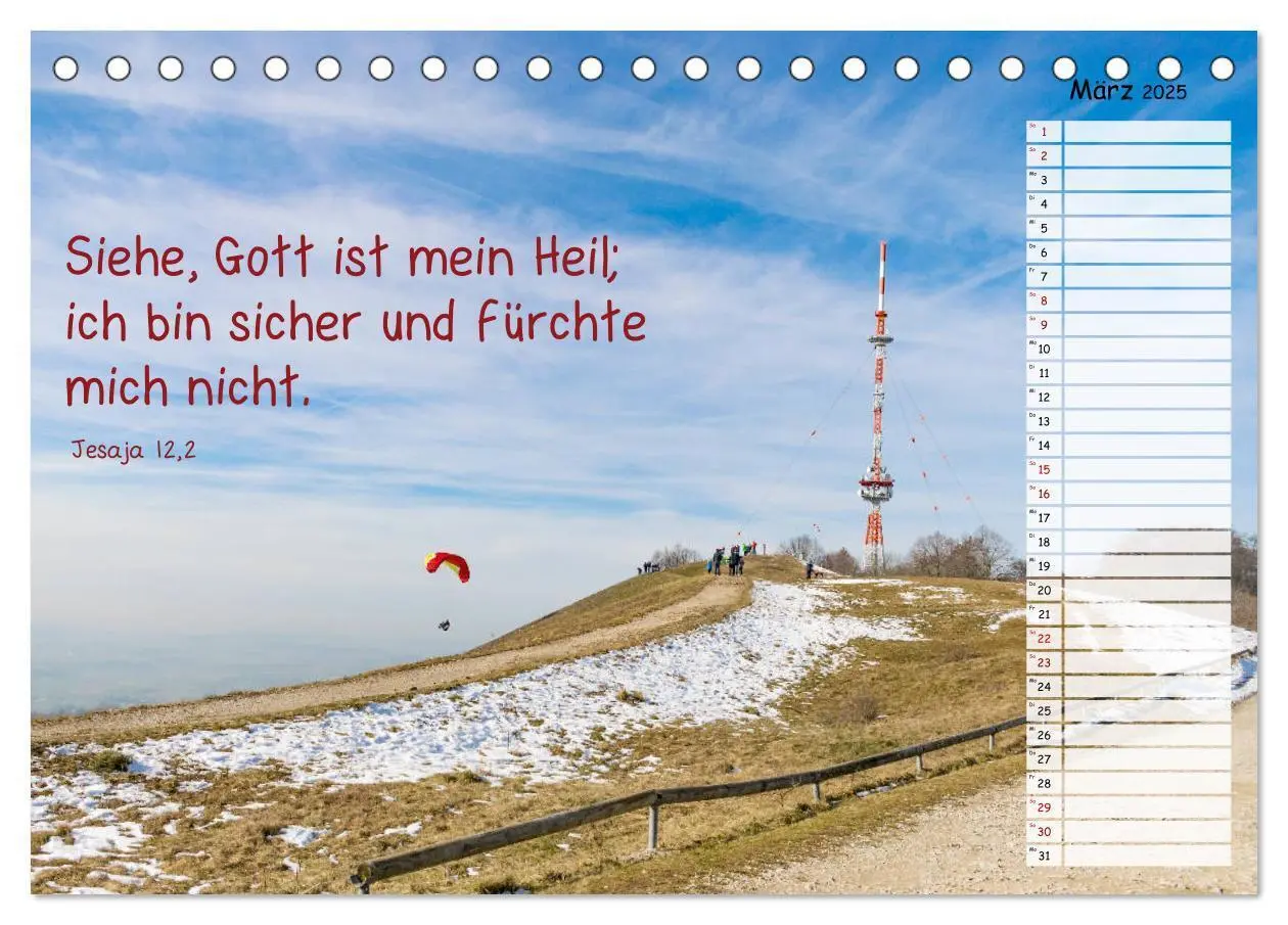 Bild: 9783435278251 | Heimat Hesselberg (Tischkalender 2025 DIN A5 quer), CALVENDO...