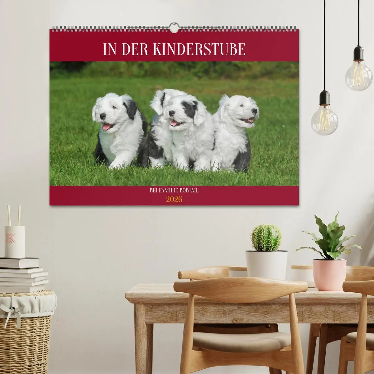 Bild: 9783457368251 | In der Kinderstube bei Familie Bobtail (Wandkalender 2026 DIN A2...