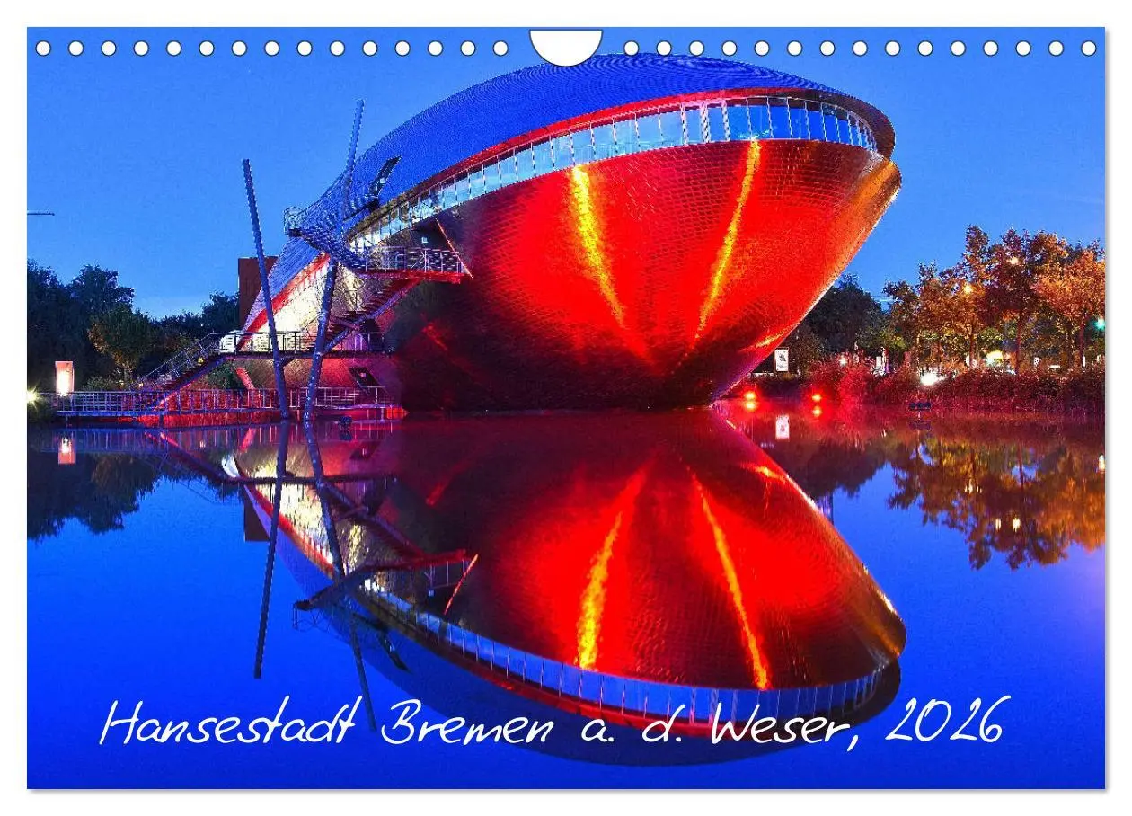 Cover: 9783457818251 | Kalender Hansestadt Bremen a. d. Weser, 2026 (Wandkalender 2026 DIN...