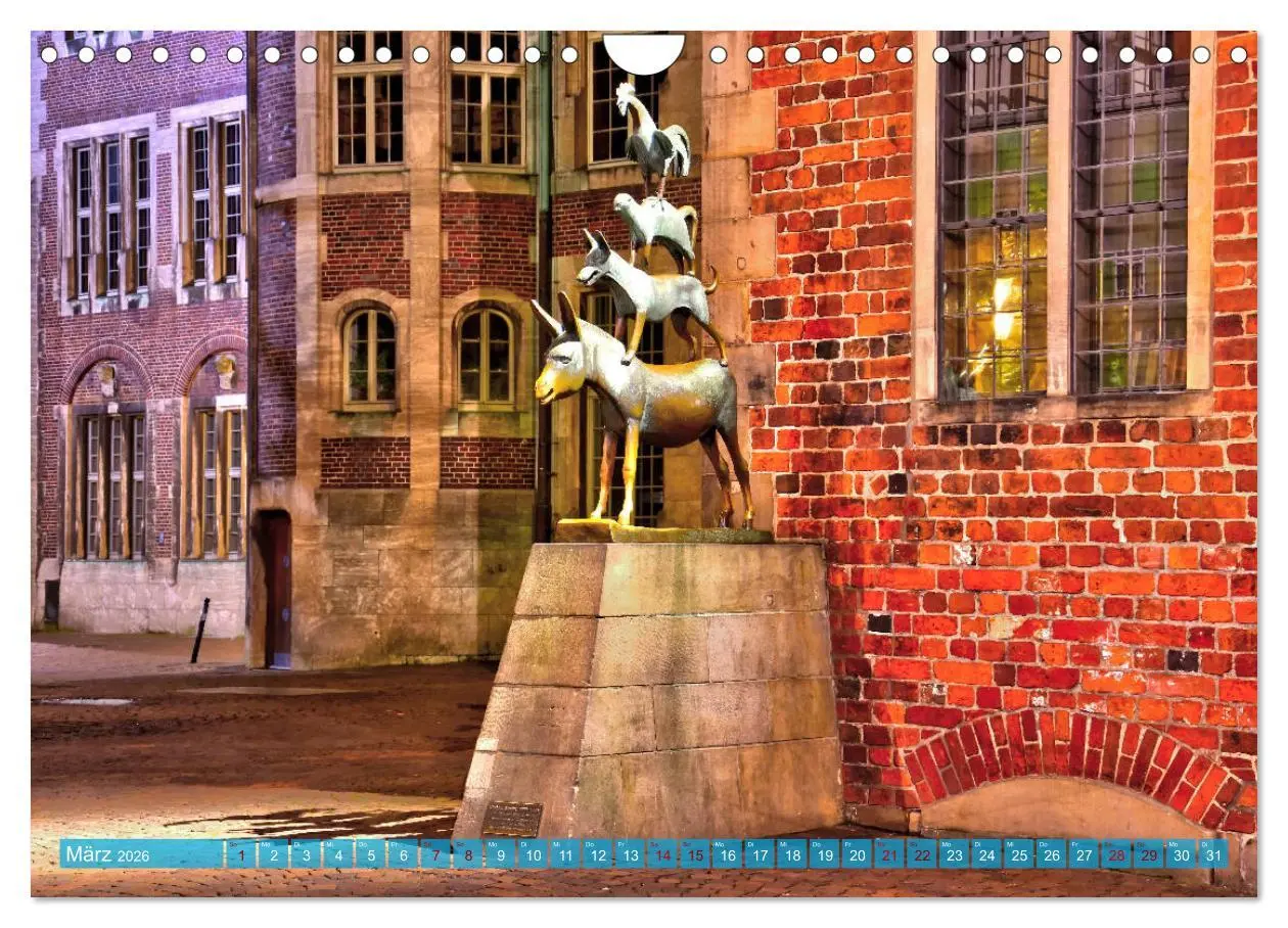 Bild: 9783457818251 | Kalender Hansestadt Bremen a. d. Weser, 2026 (Wandkalender 2026 DIN...