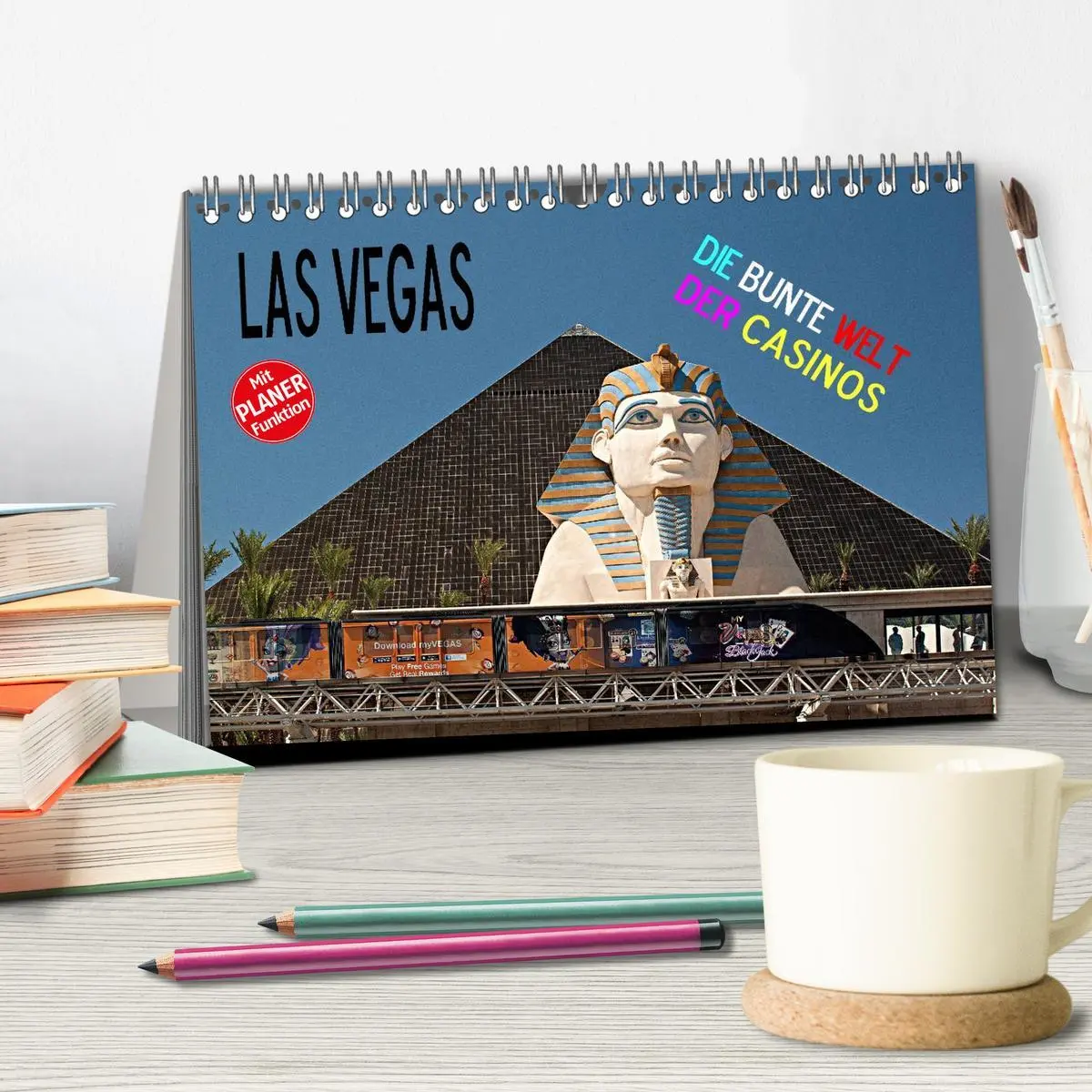 Bild: 9783457988251 | Las Vegas - Die bunte Welt der Casinos (Tischkalender 2026 DIN A5...