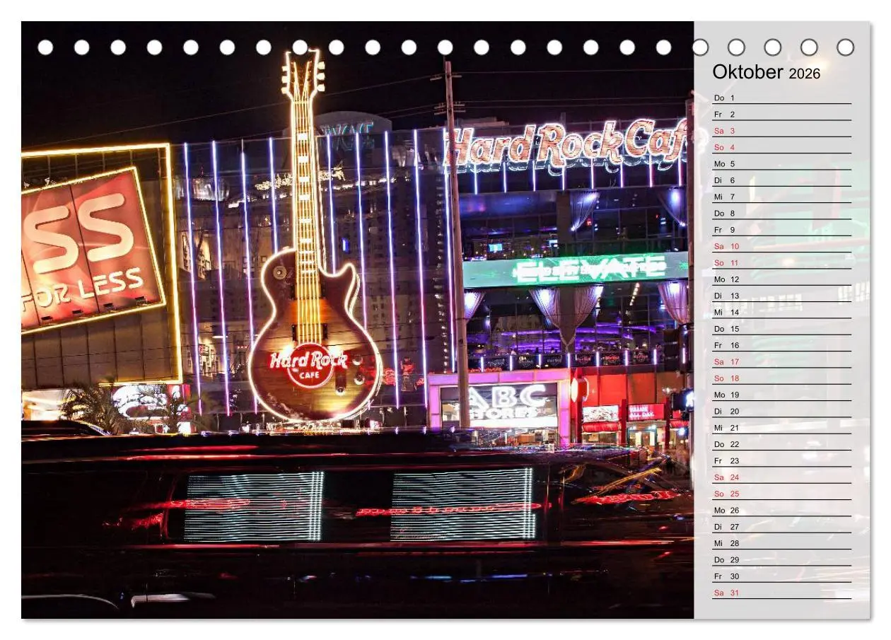 Bild: 9783457988251 | Las Vegas - Die bunte Welt der Casinos (Tischkalender 2026 DIN A5...