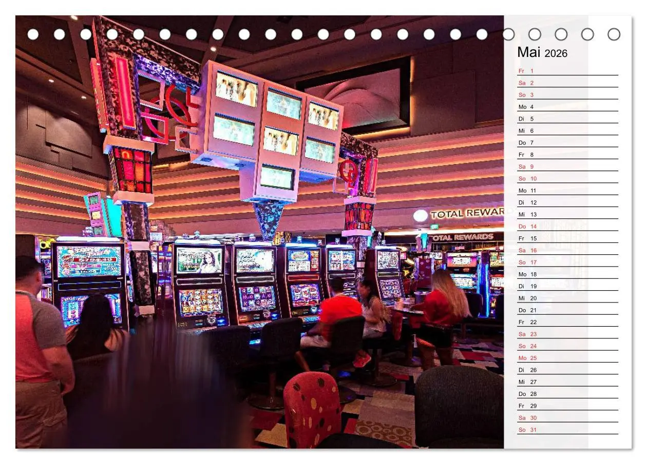 Bild: 9783457988251 | Las Vegas - Die bunte Welt der Casinos (Tischkalender 2026 DIN A5...