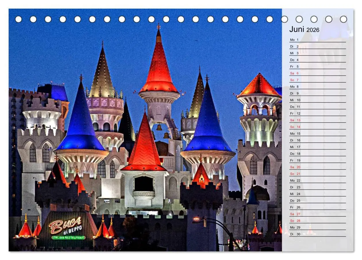 Bild: 9783457988251 | Las Vegas - Die bunte Welt der Casinos (Tischkalender 2026 DIN A5...