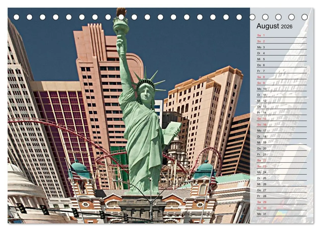 Bild: 9783457988251 | Las Vegas - Die bunte Welt der Casinos (Tischkalender 2026 DIN A5...