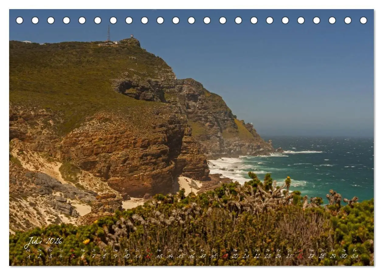 Bild: 9783516218251 | Am Kap von Südafrika (Tischkalender 2026 DIN A5 quer), CALVENDO...