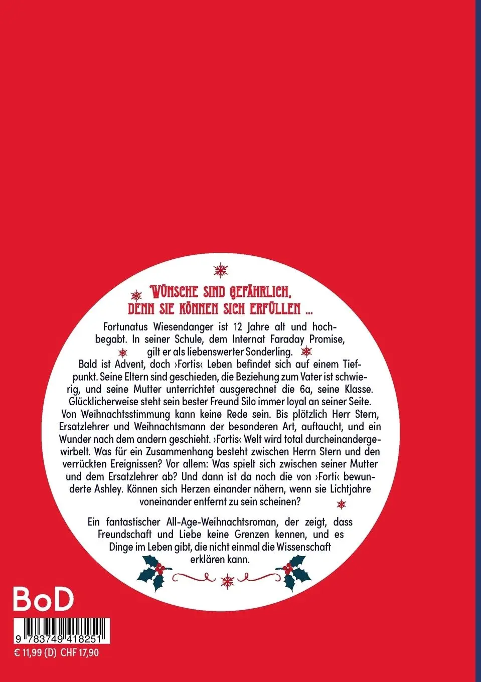 Rückseite: 9783749418251 | Fünf Sterne für den Weihnachtsmann | Christine Keller | Taschenbuch