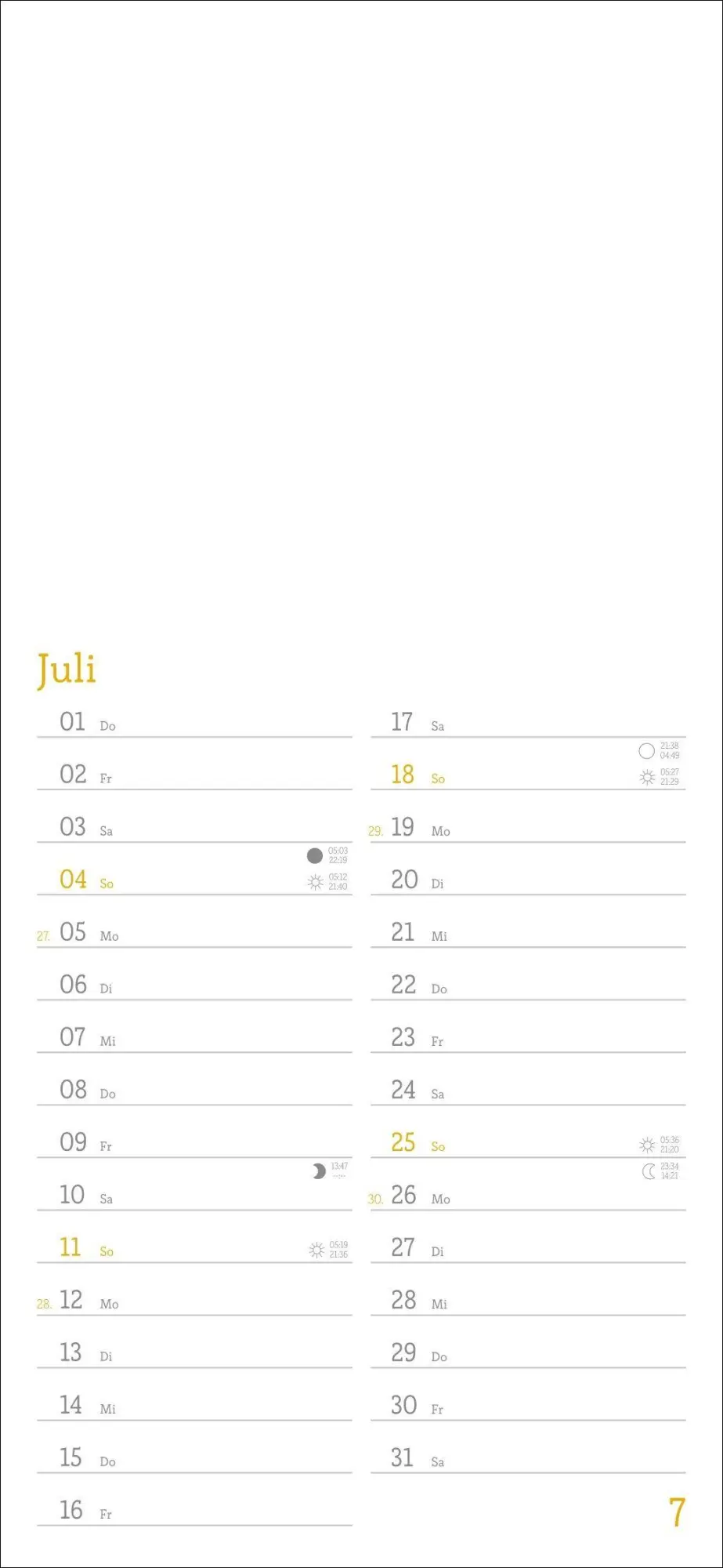 Bild: 9783756418251 | Kalender zum Selbstgestalten 2027 | Heye | Kalender | Spiralbindung