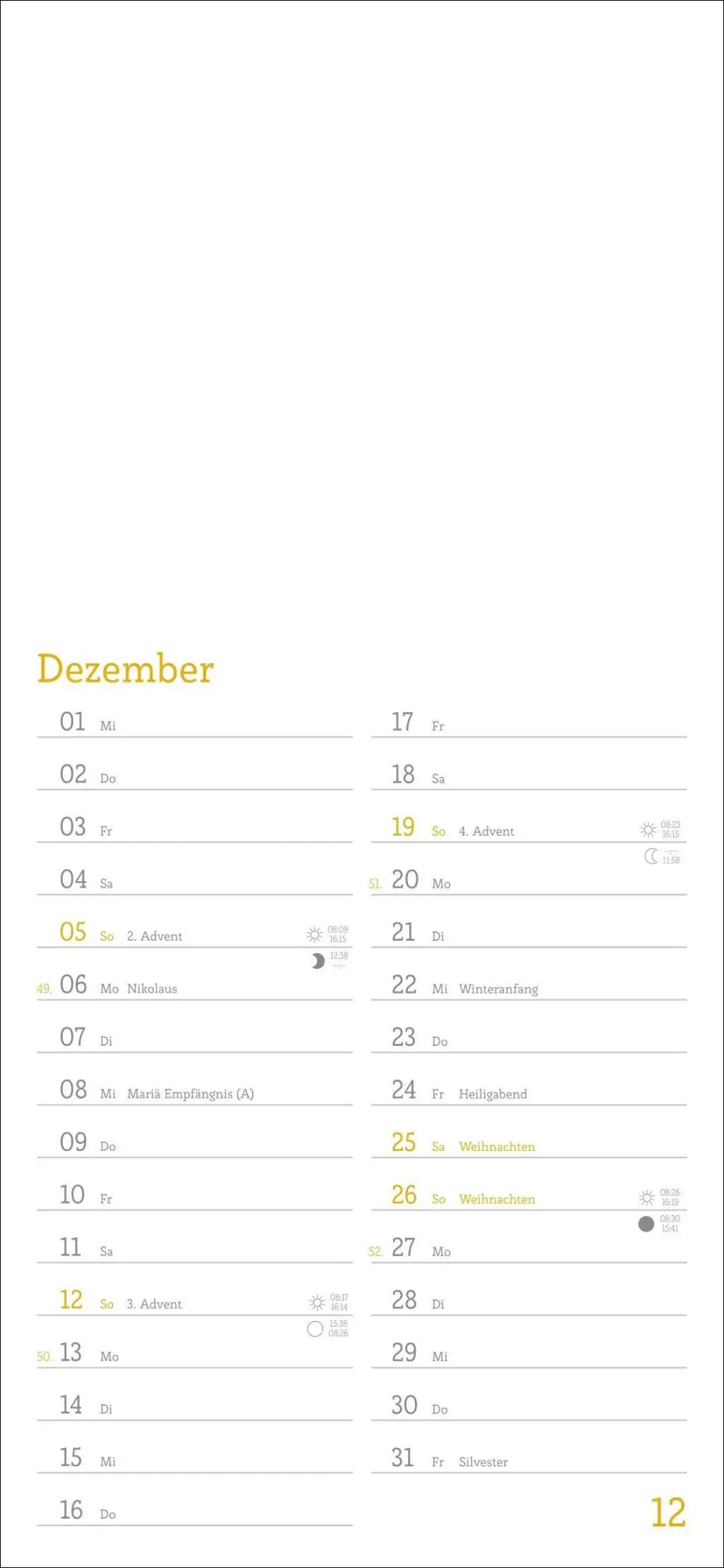Bild: 9783756418251 | Kalender zum Selbstgestalten 2027 | Heye | Kalender | Spiralbindung