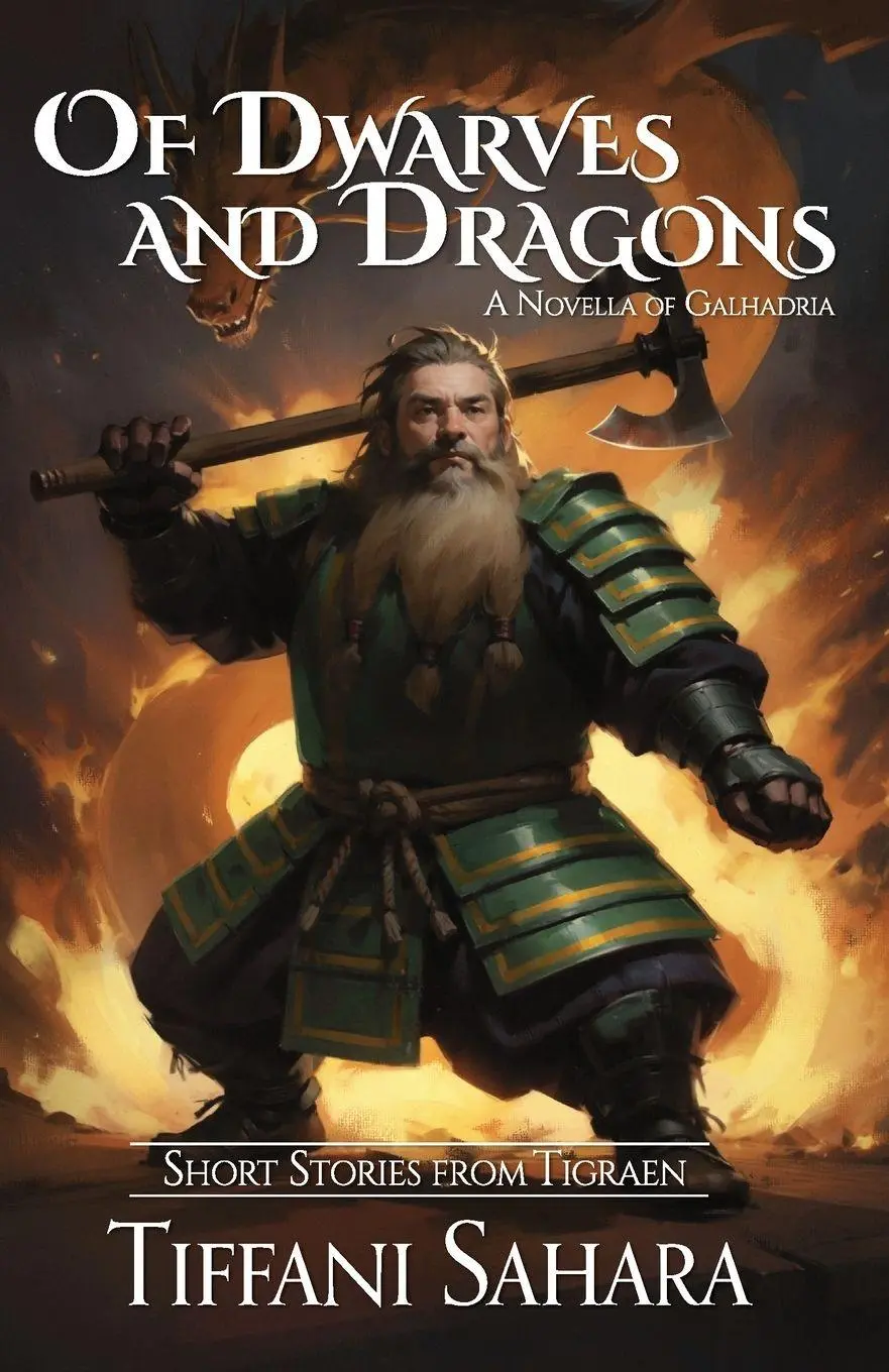 Cover: 9798988978251 | Of Dwarves and Dragons | Short Stories from Tigraen | Tiffani Sahara