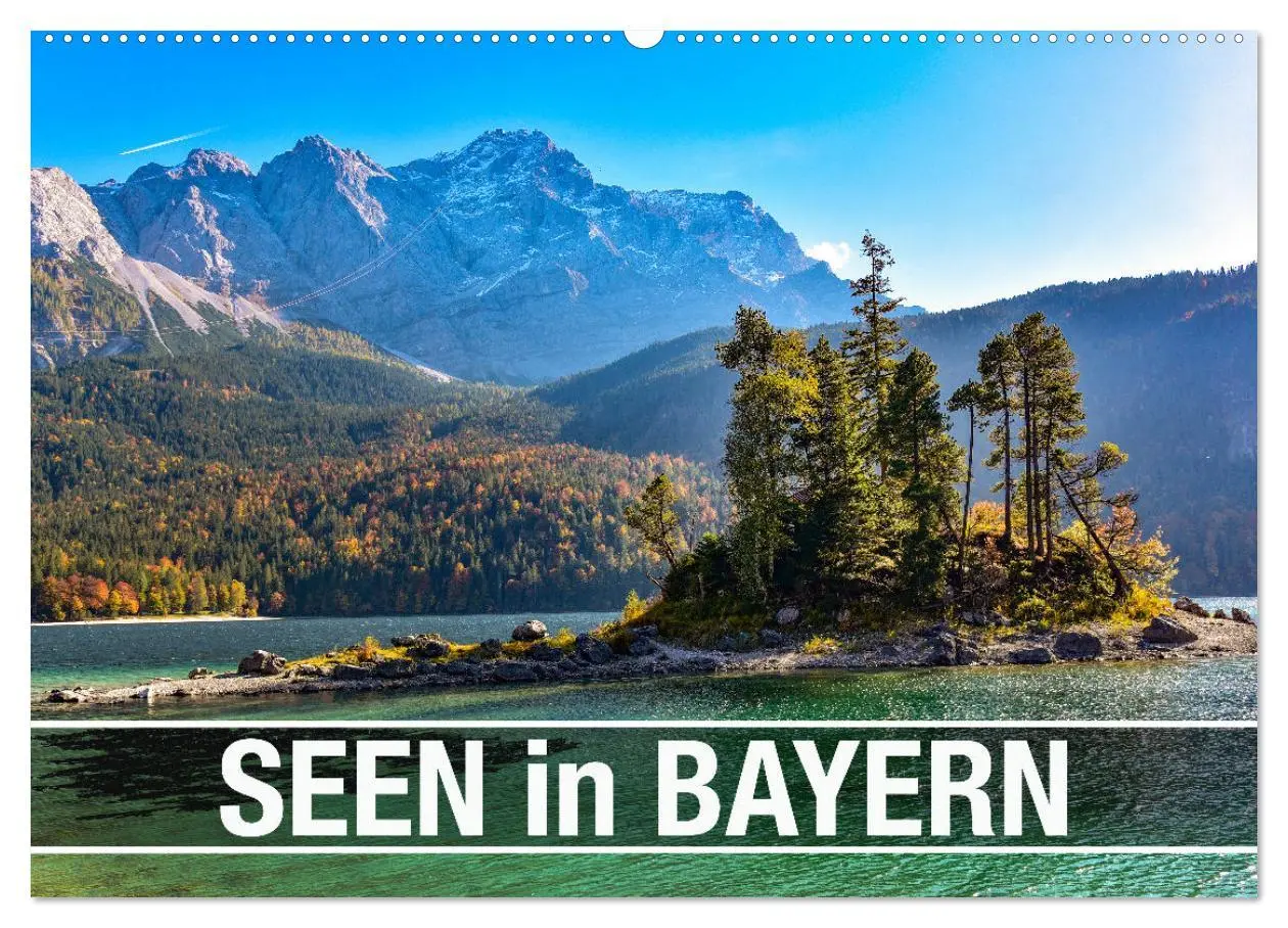 Cover: 9783457288351 | Seen in Bayern (Wandkalender 2026 DIN A2 quer), CALVENDO...