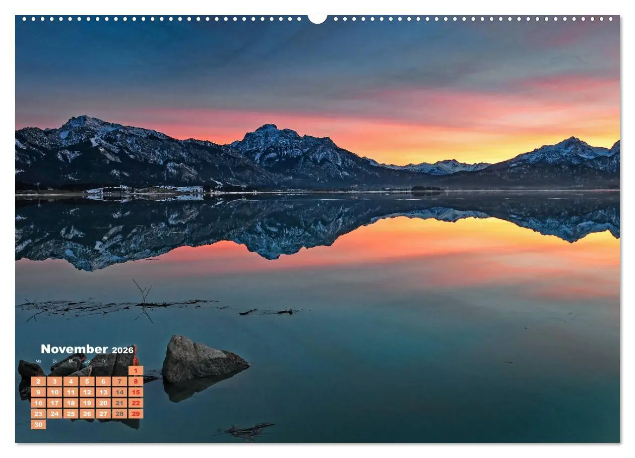 Bild: 9783457288351 | Seen in Bayern (Wandkalender 2026 DIN A2 quer), CALVENDO...