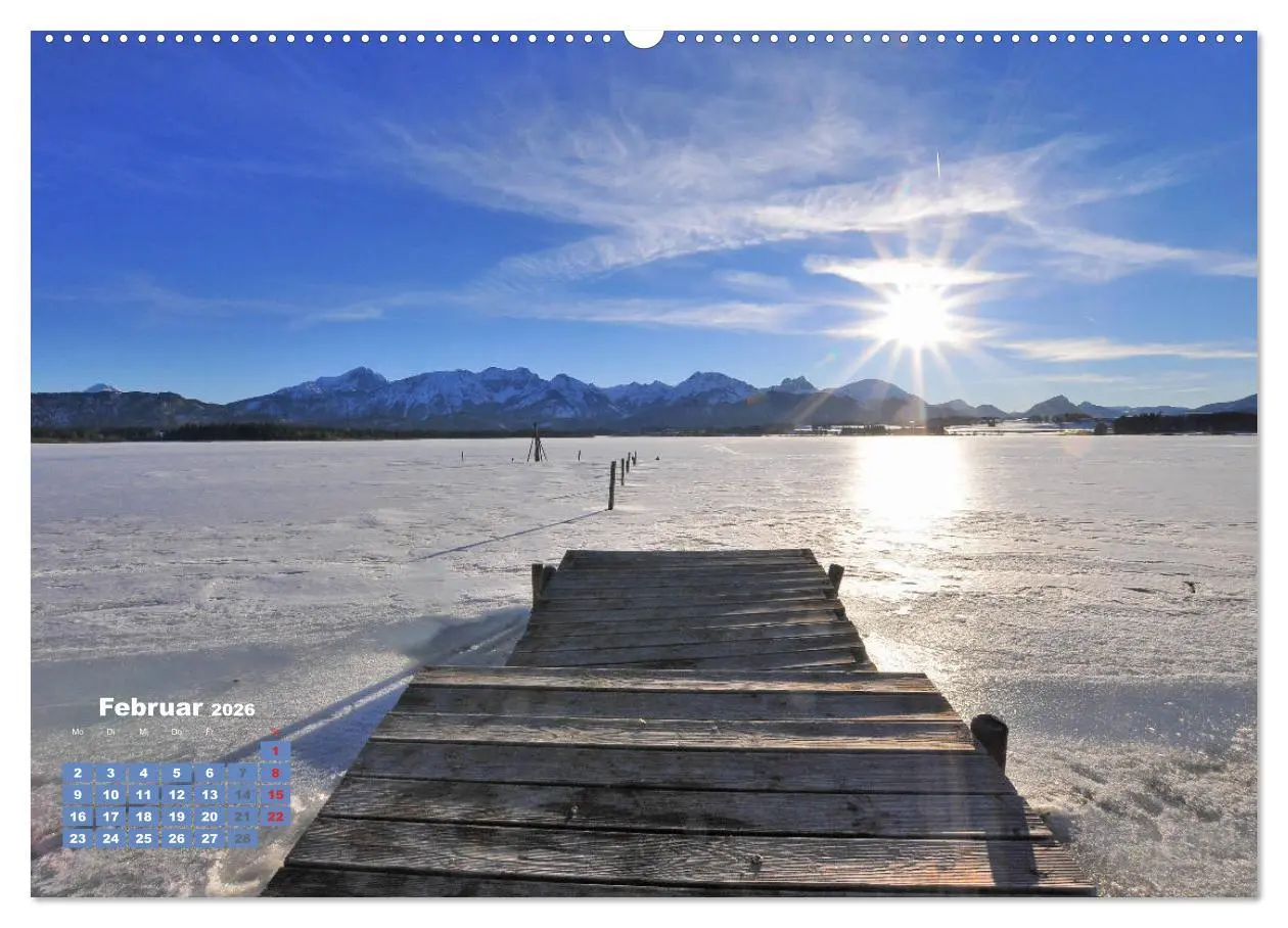 Bild: 9783457288351 | Seen in Bayern (Wandkalender 2026 DIN A2 quer), CALVENDO...