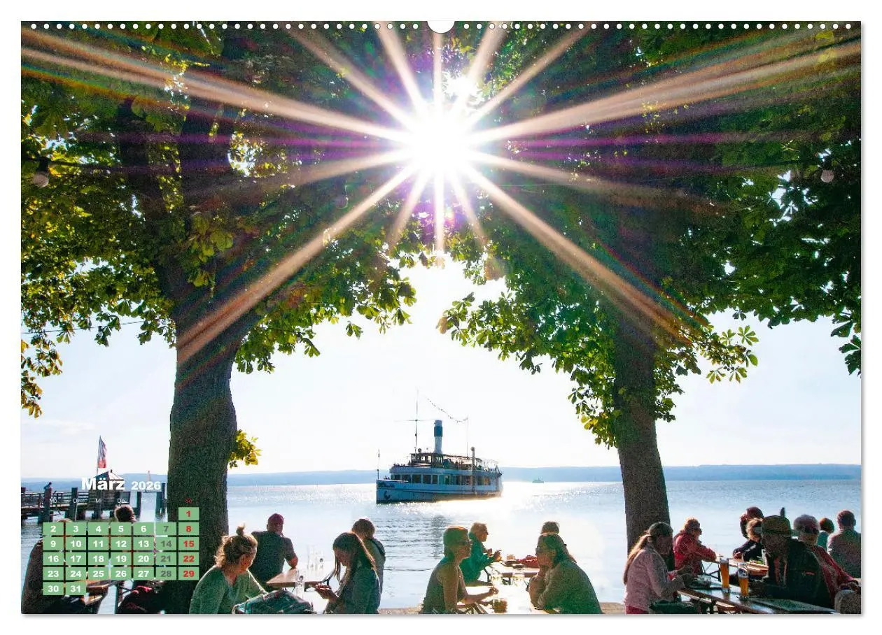 Bild: 9783457288351 | Seen in Bayern (Wandkalender 2026 DIN A2 quer), CALVENDO...