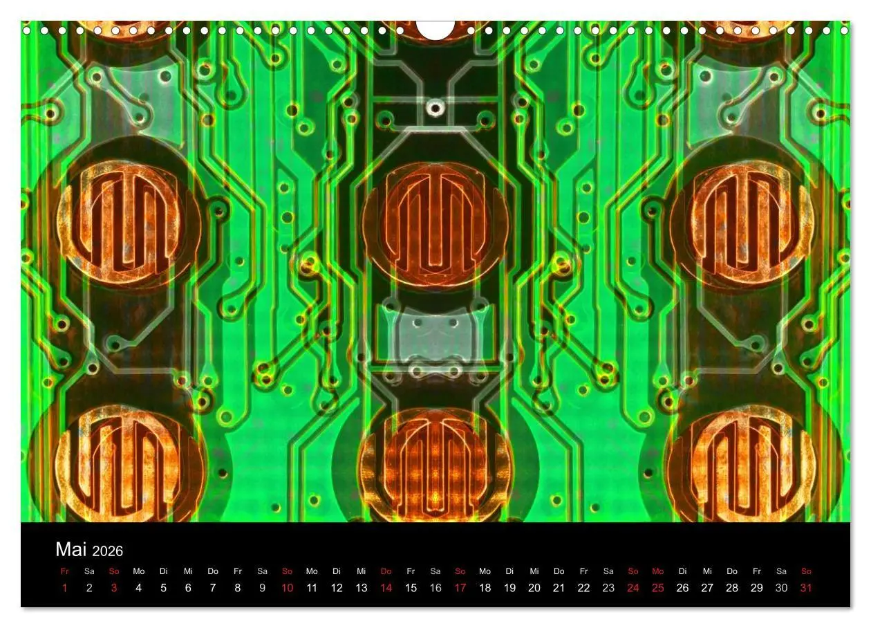 Bild: 9783516208351 | Computer ganz nah (Wandkalender 2026 DIN A3 quer), CALVENDO...