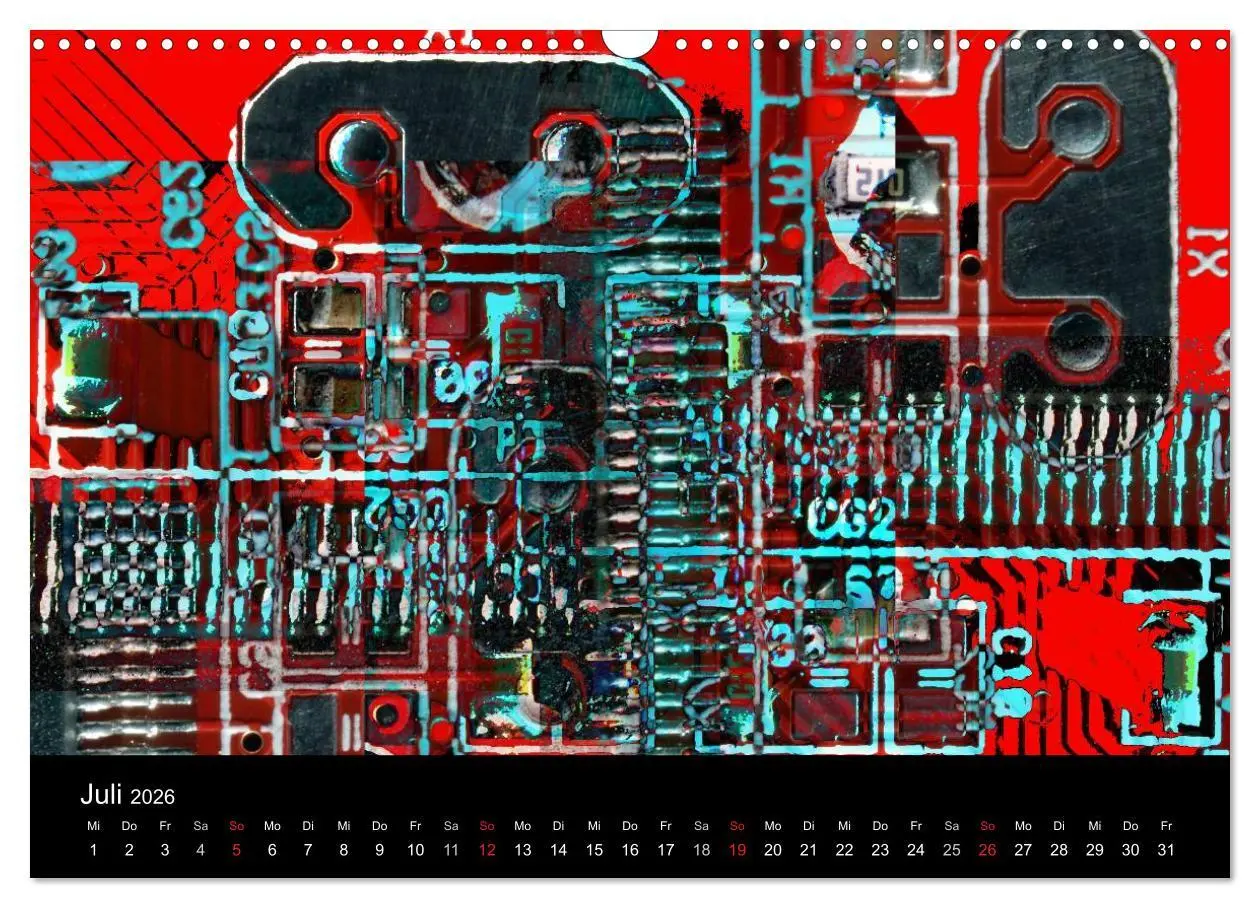 Bild: 9783516208351 | Computer ganz nah (Wandkalender 2026 DIN A3 quer), CALVENDO...